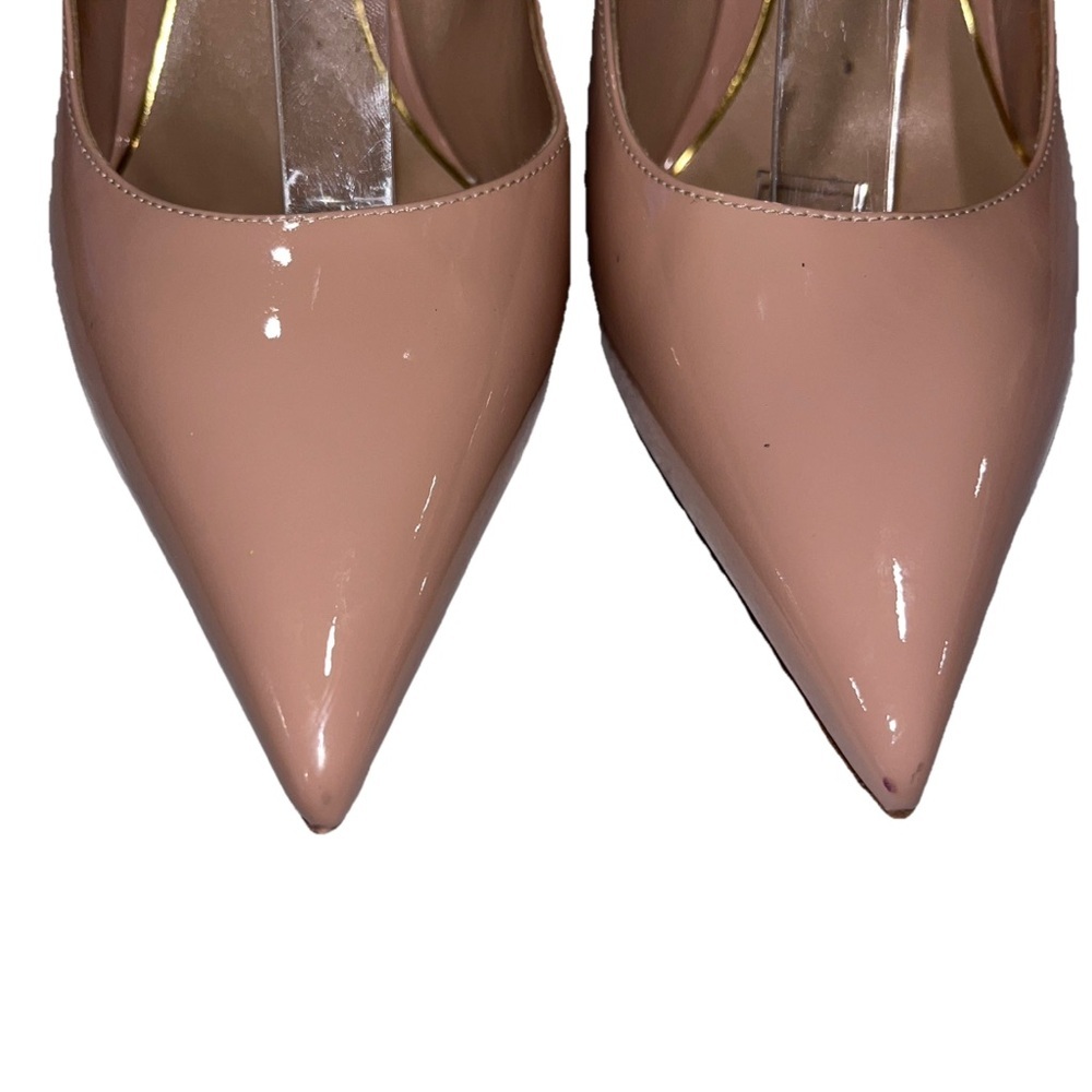 Valentino Garavani Nude Rockstud Pointed Toe Pumps Heels 7.5–8 Formal Party 🟡 - Picture 5 of 13
